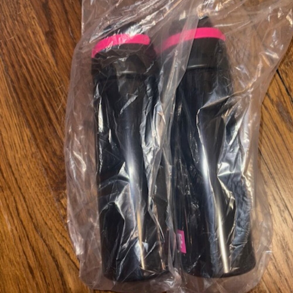 New- Set of 2 -  Tmobile Black Water Bottle